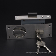 304 Stainless steel Fire Escaping Door Lock with concealed plate pull handle